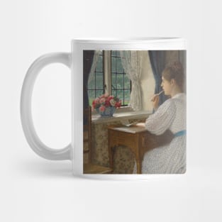 Straying Thoughts by Edmund Leighton Mug